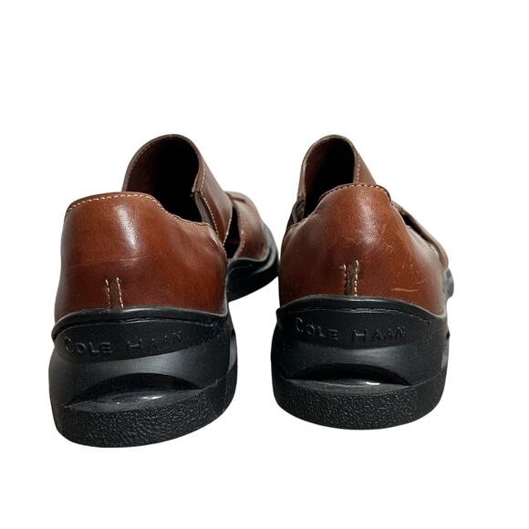 Cole Haan x Nike Air Vintage Leather Cut Out Sandal Shoes 11 Brazil Grandpacore - Picture 12 of 12